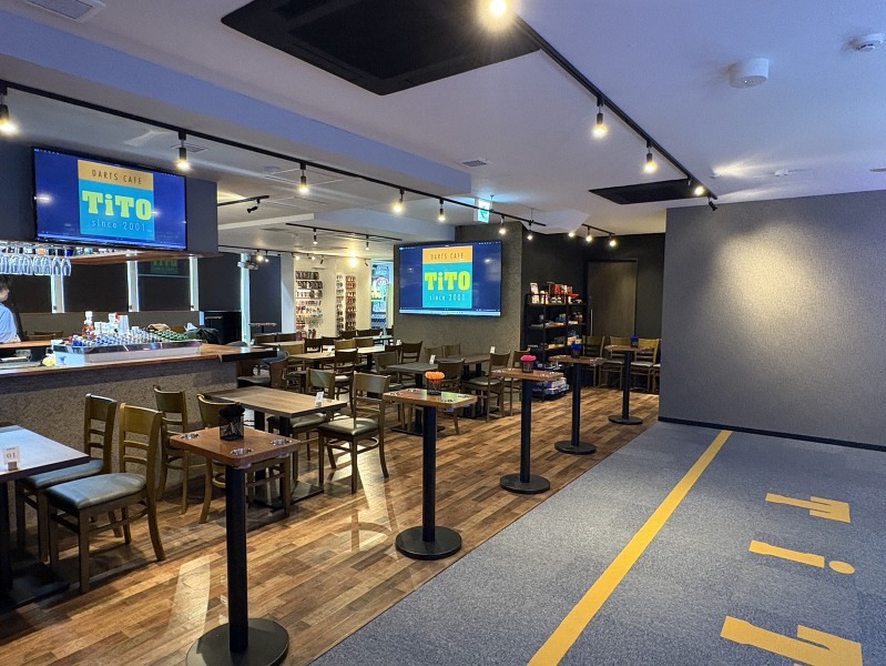 “Darts Cafe TiTO 天神” 2025年11月13日(木)福岡市天神にオープン！